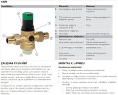 D06F-3/4A Honeywell Su Basınç Düşürücü (Maks. 16 Bar) - FİLTRELİ