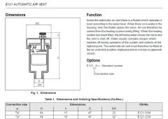 E121-1/2A Honeywell Otomatik Hava Purjörü