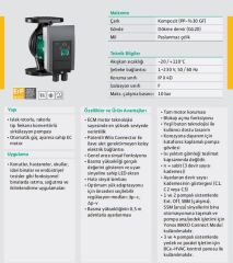 Wilo Yonos Maxo 25/0,5-10 Sirkülasyon Pompası 1\'\' 180 mm