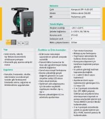 Wilo Yonos Maxo 40/0,5-12 Flanşlı Sirkülasyon Pompası DN40 250 mm