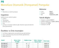 Wilo PB-201 EA Mini Hidrofor Güneş Enerji Pompası 1''
