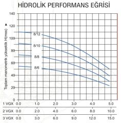 Başak Pompa 1 VGX 8/8 M Paket Hidrofor 1.5 HP 10 Kat 15 Daire 220 V