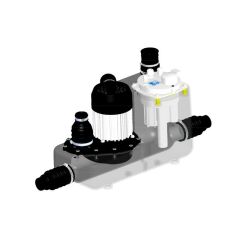 Sanicom 1 Atık Su Tahliye Cihazı 2 Ünite 10 lt Hacim