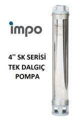 İmpo SK 402/07 - 4'' Tek Dalgıç Pompa 48 Mss - 0.5 HP (Krom Başlıklı)
