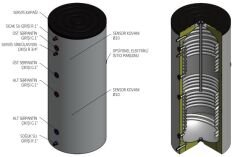 Baymak Aqua Boyler 160 LT Tek Serpantinli Boyler