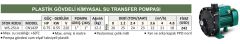 CN143P Plastik Gövdeli Kimyasal Su Transfer Pompası 0.75 HP 220 V - Water Sound
