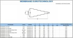 Membran 1000/1500 Litre EPDM D200 İtalyan
