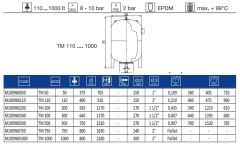 MasDaf TM 200 LT Dikey Genleşme Tankı - 10 Bar