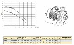 Troy Pompa HM 10 Santrifüj Pompa 0.85 HP 220V