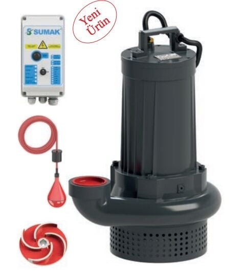 Sumak SDTV 75/3 Döküm Göv. Drenaj Ve Foseptik Pompası 7.5 HP