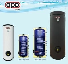 Apa Boyler 200 LT Çift Serpantinli Boyler