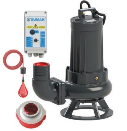 Sumak SDTK 150/4 Foseptik Pompası Yüksek Debili 15 HP