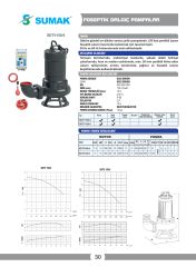 Sumak SDTV 150/4 Foseptik Pompası Yüksek Debili 15 HP