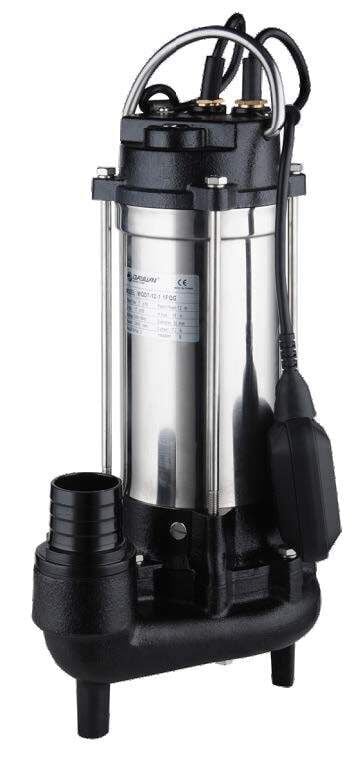 Winpo WNP 7-12 GR Flatörlü Foseptik Dalgıç Pompası 1.5 HP