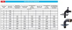Derin Kuyu Pompası İçin Kuyu Çıkış Takımı Normal Tip  11/4''