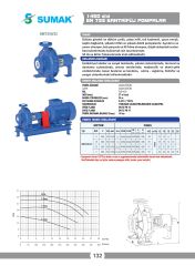 Sumak SMT250/32 Santrifüj Pompa (Akuple Motorlu) 1450 D/D 1.1 KW