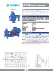 Sumak SMT250/32 Santrifüj Pompa (Akuple Motorlu) 1450 D/D 3 KW