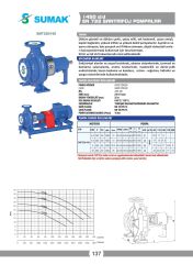 Sumak SMT250/100 Santrifüj Pompa (Akuple Motorlu) 1450 D/D 11 KW