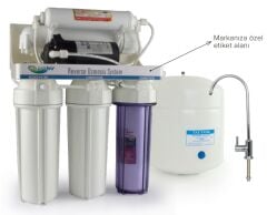Aquabir Su Arıtma Cih. 5 Aşamalı - 12 LT - Pompasız