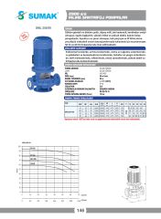 Sumak SML250/50 İnline Santrifüj Pompa DN50 - 2900 D/D - 15 KW