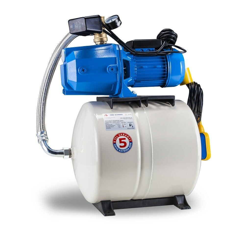 Etna Jet 100-24 ES Jet Hidrofor 24 LT Tanklı 1 HP 6 Kat 8 Daire