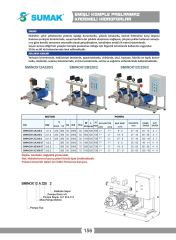 Sumak SMINOX12A220/2 Tek Pom. Pas. Emişli Hidrofor 7 K-14 D - 2.2 HP - 380V