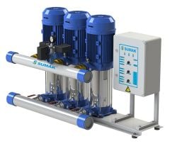 Sumak SHT16C 850/8 Üç Pom. Hidrofor 3x8.5 HP 18 Kat 180 Daire - 380V
