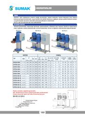 Sumak SHT8C 400/10 Üç Pom. Hidrofor 3x4 HP 17 Kat 72 Daire - 380V