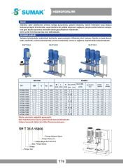 Sumak SHT34B1500/7 İki Pom. Hidrofor 2x15 HP 17 Kat 280 Daire - 380V