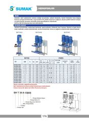 Sumak SHT24C1000/7 Üç Pom. Hidrofor 3x10 HP 12 Kat 240 Daire - 380V