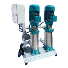 Hazal 2-HZPH 15x8 İki Pompalı Hidrofor 8 Kat - 60 Daire 2x4 HP 380V