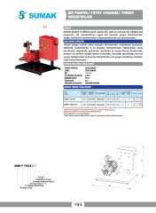 Sumak SMKT 750/2 EEJY Üç Pom. Yangın Hidroforu 2x7.5 HP 1x1.8 HP 380V