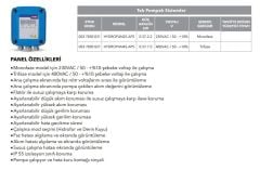HYDROPAN2S-APS Tek Pompalı Hidrofor Panosu - 0,5 - 3 HP 220V - Etna