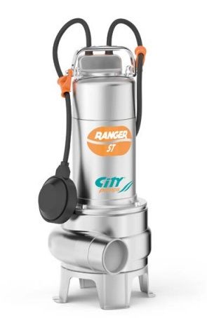 City İtalyan Ranger ST 15/35 M Paslanmaz Foseptik Dalgıç Pompa 1.5 HP