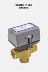 Honeywell VCZMP6000/E 3 Yollu Vana Gövdesi 1'' İç Dişli