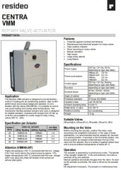 Honeywell M6061L1027 / VMM20 (20Nm Tork 220 V) R. Vana Motoru