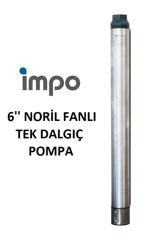 İmpo SN 635/06 - 6'' Noril Fanlı Tek Dalgıç Pompa 69 Mss - 7.5 HP