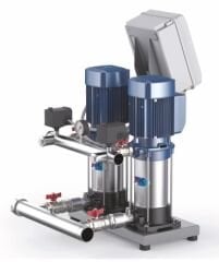 Pedrollo MK 2H - 5/8 İki Pom. Hidrofor 2x3 HP 22 Kat 40 Daire - 380V