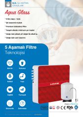 Aquaglass Su Arıtma Cihazı 8 LT Tanklı 5 Filtreli - Aquatürk