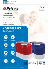 Prizma Su Arıtma Cihazı 12 LT Tanklı 5 Filtreli - Aquatürk