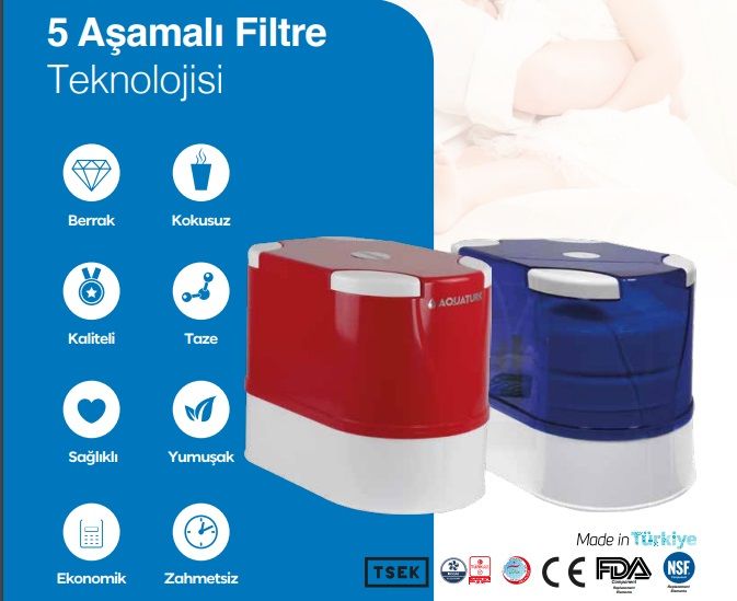 Prizma Su Arıtma Cihazı 12 LT Tanklı 5 Filtreli - Aquatürk