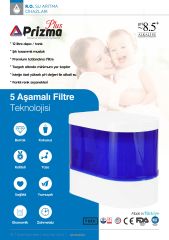 Prizma Plus Su Arıtma Cihazı 12 LT Tanklı 5 Filtreli - Aquatürk