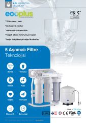 Eco Plus Pro Seri Su Arıtma Cihazı 12  LT Tanklı 5 Filtreli - Aquatürk